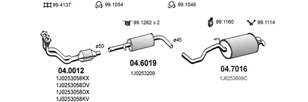 Изпускателна система ASSO                