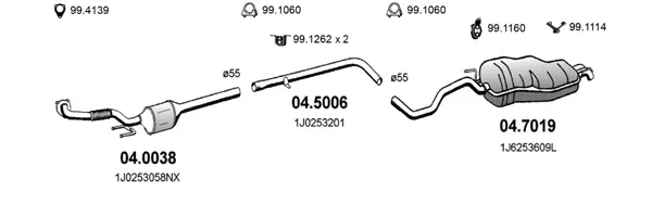 Изпускателна система ASSO                