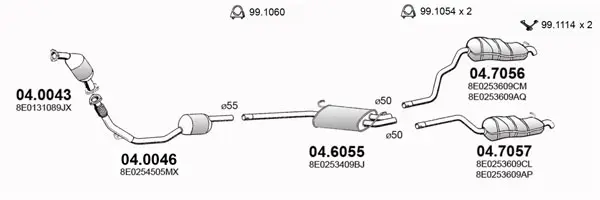 Изпускателна система ASSO                