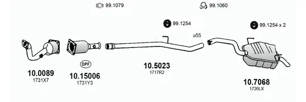 Изпускателна система ASSO                