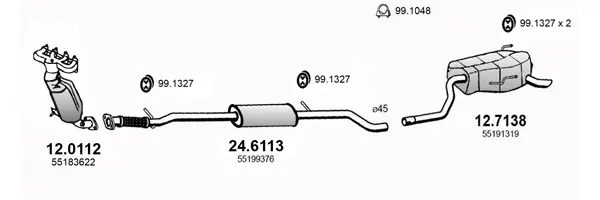 Изпускателна система ASSO                