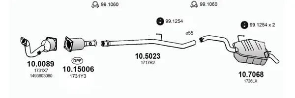 Изпускателна система ASSO                