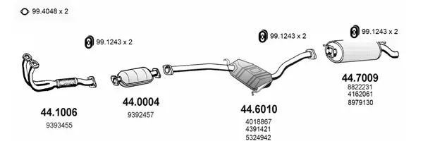 Изпускателна система ASSO                