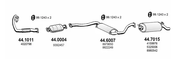 Изпускателна система ASSO                