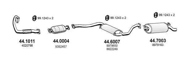 Изпускателна система ASSO                