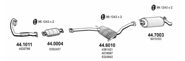 Изпускателна система ASSO                