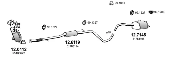 Изпускателна система ASSO                