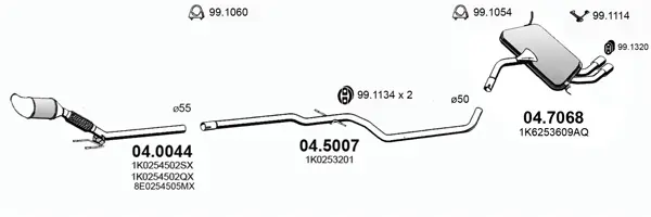 Изпускателна система ASSO                