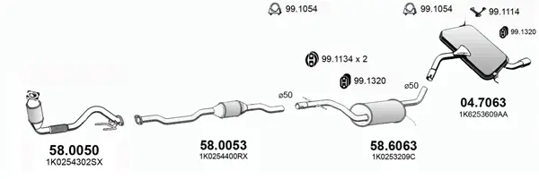 Изпускателна система ASSO                