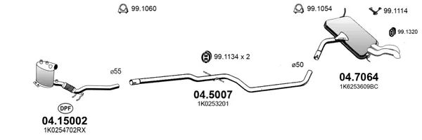 Изпускателна система ASSO                