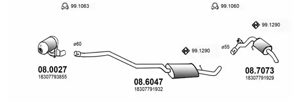 Изпускателна система ASSO                