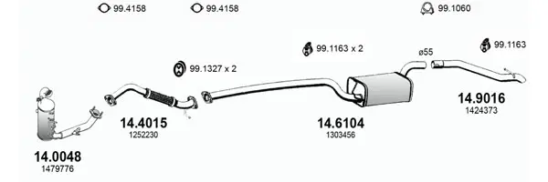 Изпускателна система ASSO                