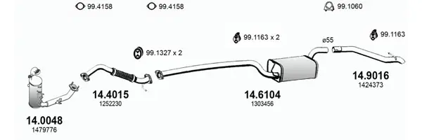 Изпускателна система ASSO                