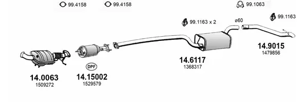 Изпускателна система ASSO                