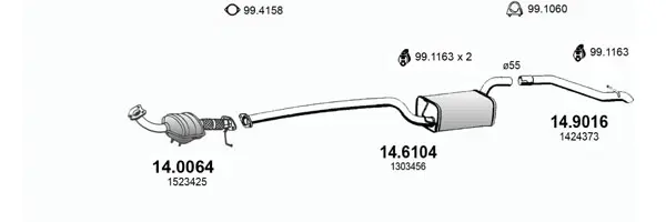 Изпускателна система ASSO                