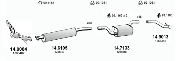 Изпускателна система ASSO                