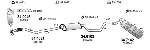 Изпускателна система ASSO                