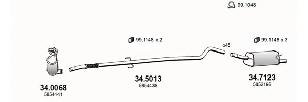 Изпускателна система ASSO                