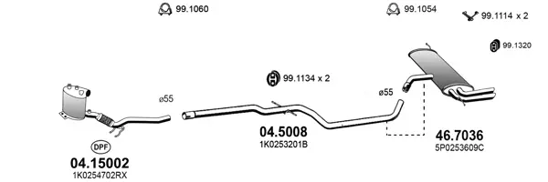Изпускателна система ASSO                