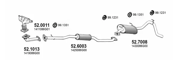 Изпускателна система ASSO                