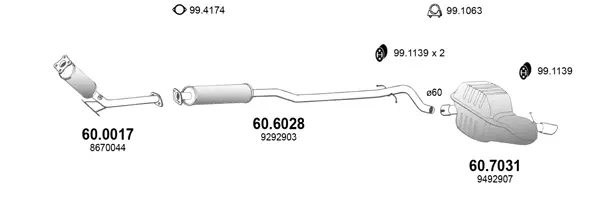 Изпускателна система ASSO                