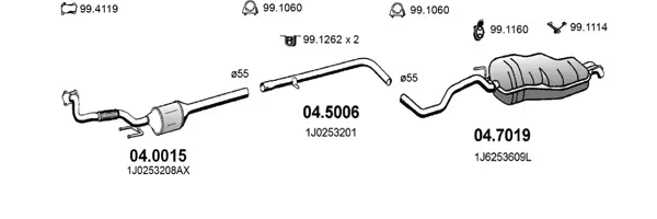 Изпускателна система ASSO                