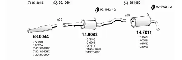 Изпускателна система ASSO                