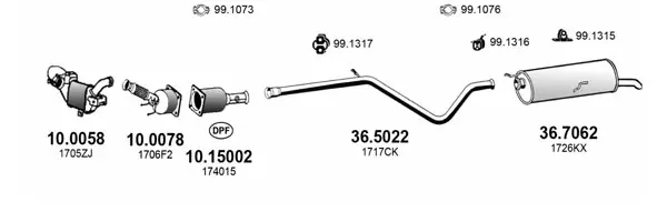 Изпускателна система ASSO                