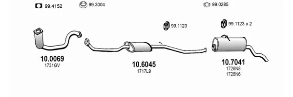 Изпускателна система ASSO                