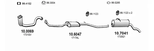 Изпускателна система ASSO                