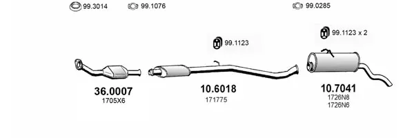 Изпускателна система ASSO                