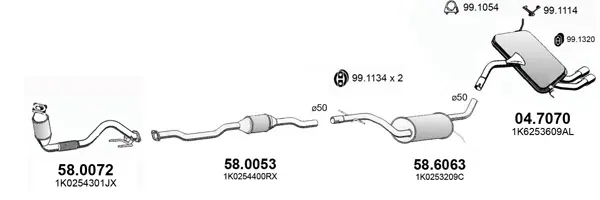 Изпускателна система ASSO                