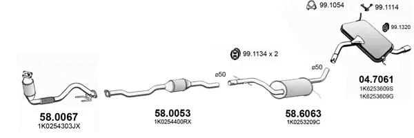 Изпускателна система ASSO                