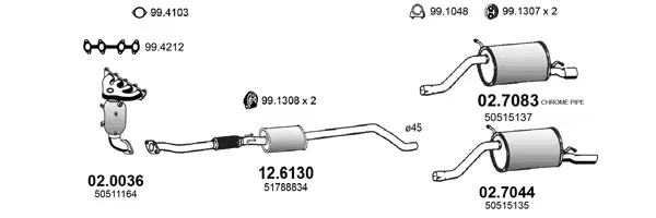 Изпускателна система ASSO                