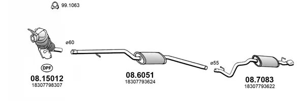 Изпускателна система ASSO                