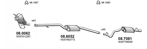 Изпускателна система ASSO                