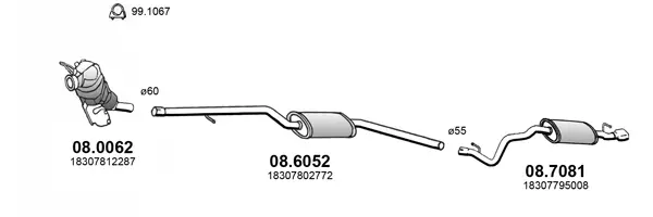 Изпускателна система ASSO                