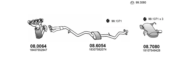 Изпускателна система ASSO                