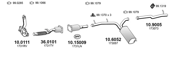 Изпускателна система ASSO                