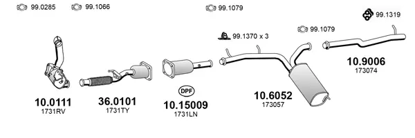 Изпускателна система ASSO                