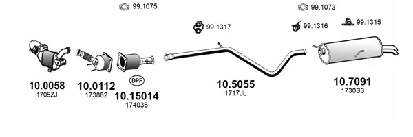 Изпускателна система ASSO                
