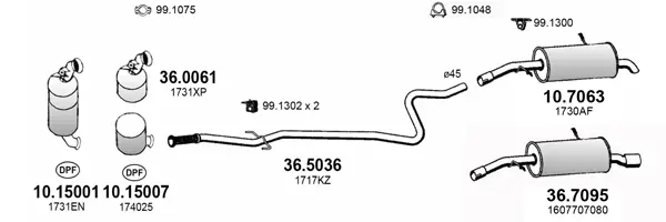 Изпускателна система ASSO                