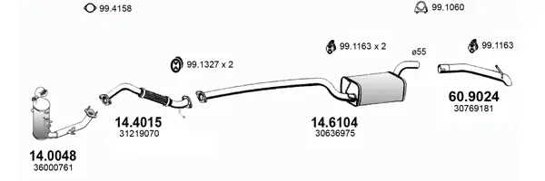 Изпускателна система ASSO                