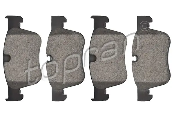 комплект спирачно феродо, дискови спирачки TOPRAN              