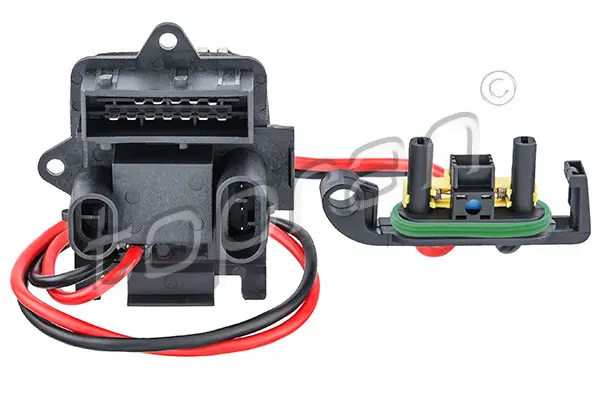 съпротивление, вентилатор за вътрешно пространство TOPRAN              