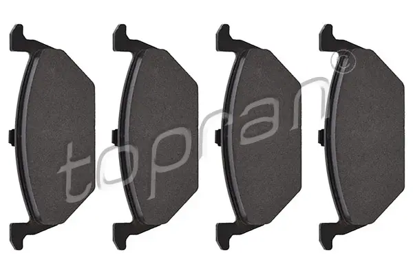 комплект спирачно феродо, дискови спирачки TOPRAN              