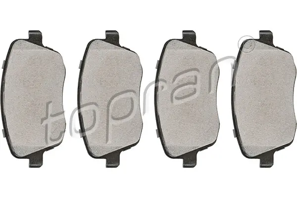 комплект спирачно феродо, дискови спирачки TOPRAN              
