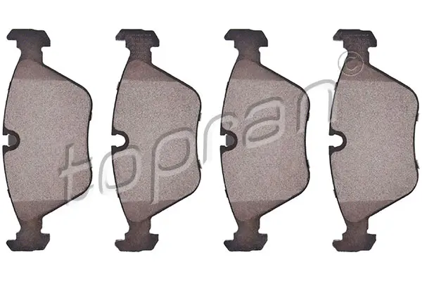 комплект спирачно феродо, дискови спирачки TOPRAN              