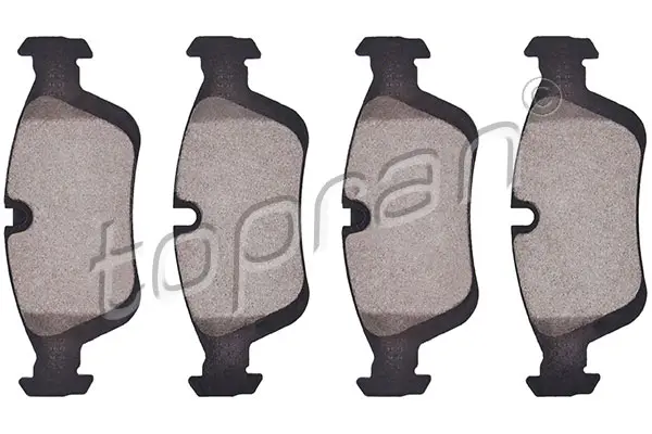 комплект спирачно феродо, дискови спирачки TOPRAN              