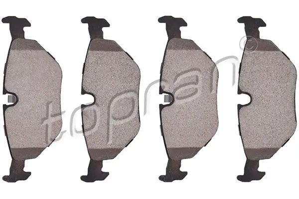 комплект спирачно феродо, дискови спирачки TOPRAN              